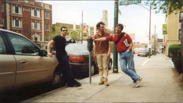 Carlos Hernández Nombela. Con Jota y Flo de Los Planetas.